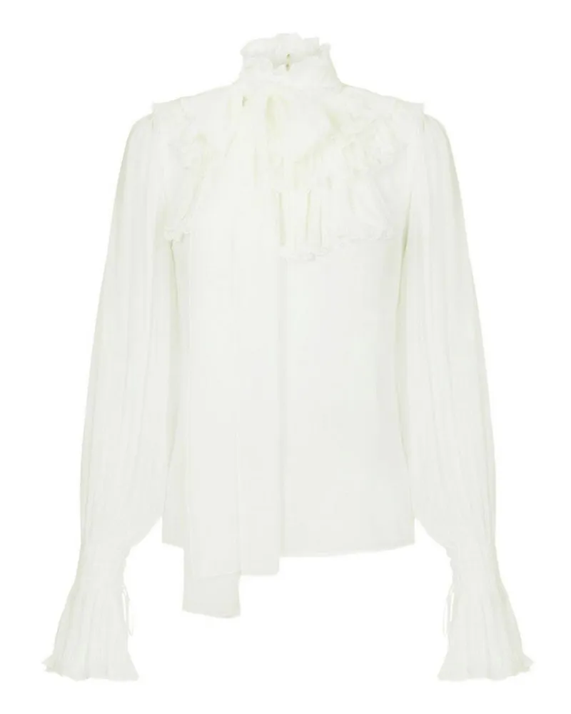 Elisabetta Franchi Bluse - Weiß Weiß