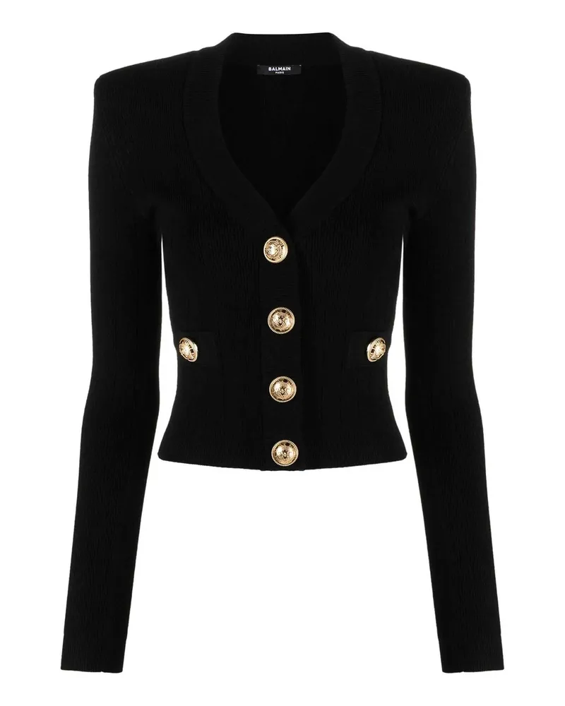 Balmain Cardigan - Schwarz Schwarz