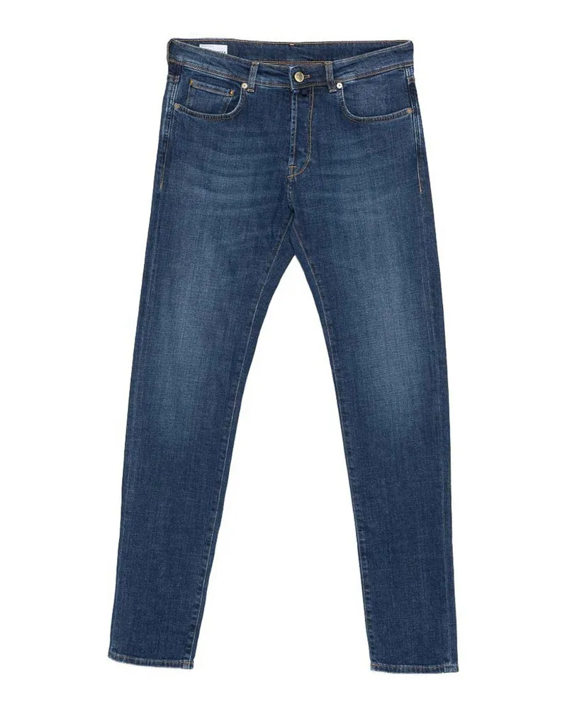 Incotex Straight Leg Jeans - Blau Blau