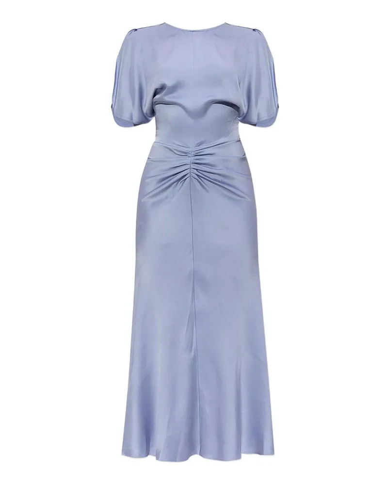 Victoria Beckham Knielanges Kleid - Hellblau Hellblau
