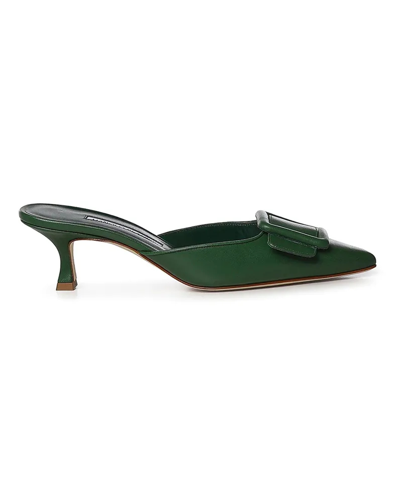 Manolo Blahnik Mules - Grün Grün