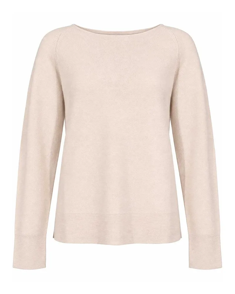 Alpha Studio U-Boot-Pullover - Creme Creme
