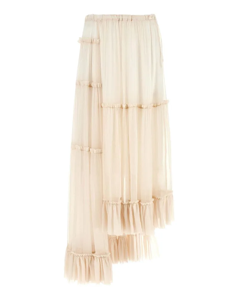 Dries van Noten Midirock - Beige Beige