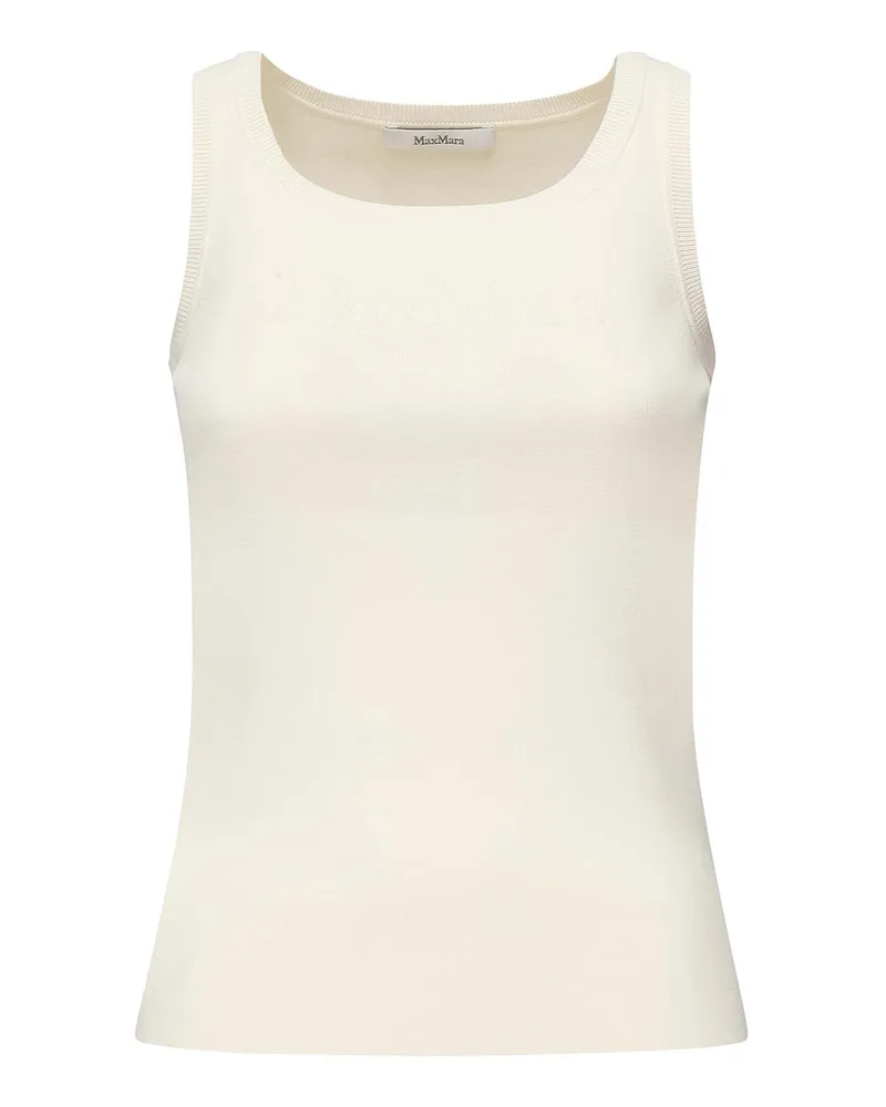 Max Mara Top - Weiß Weiß