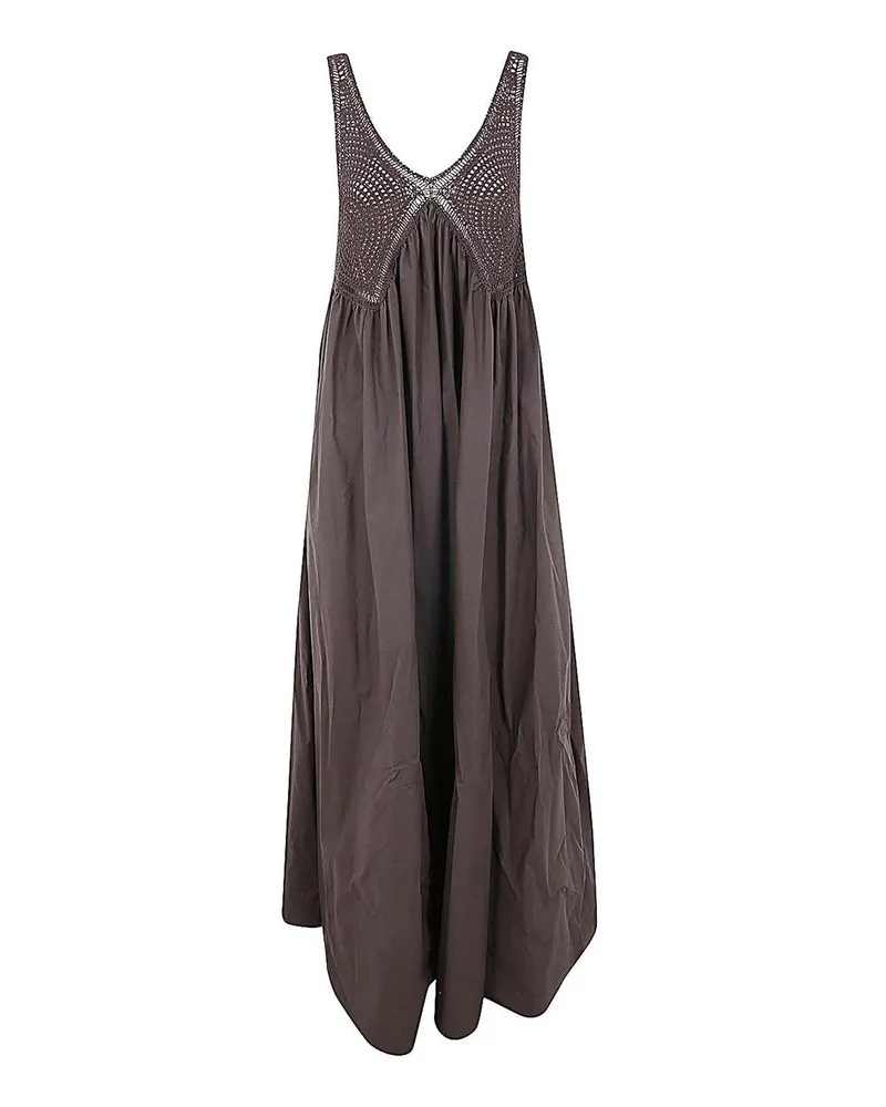 P.A.R.O.S.H. P. A.R. O.S. H. Knielanges Kleid - Braun Braun