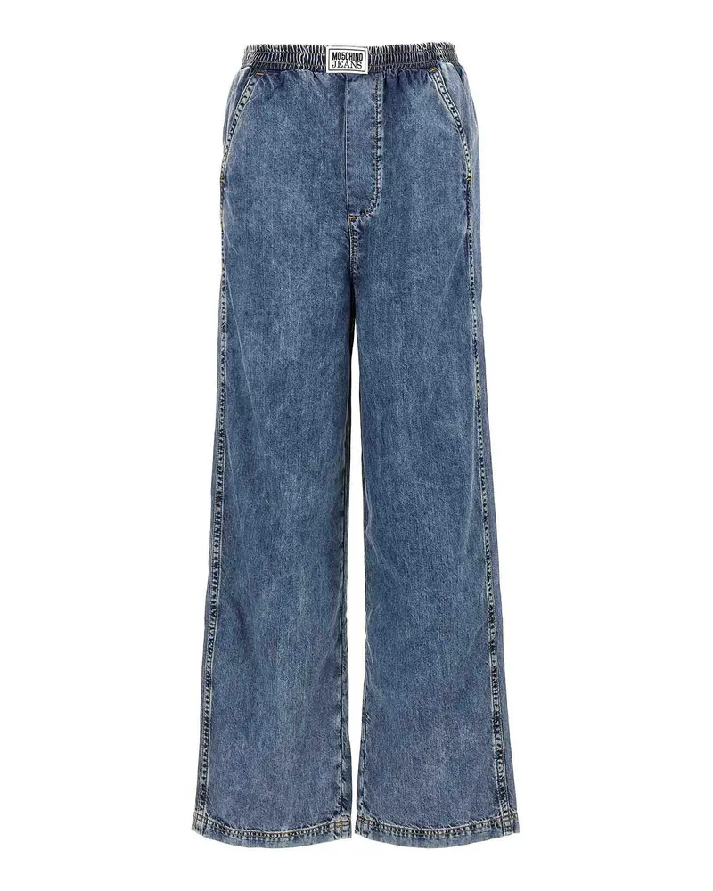 Moschino Bootcut Jeans - Hellblau Hellblau