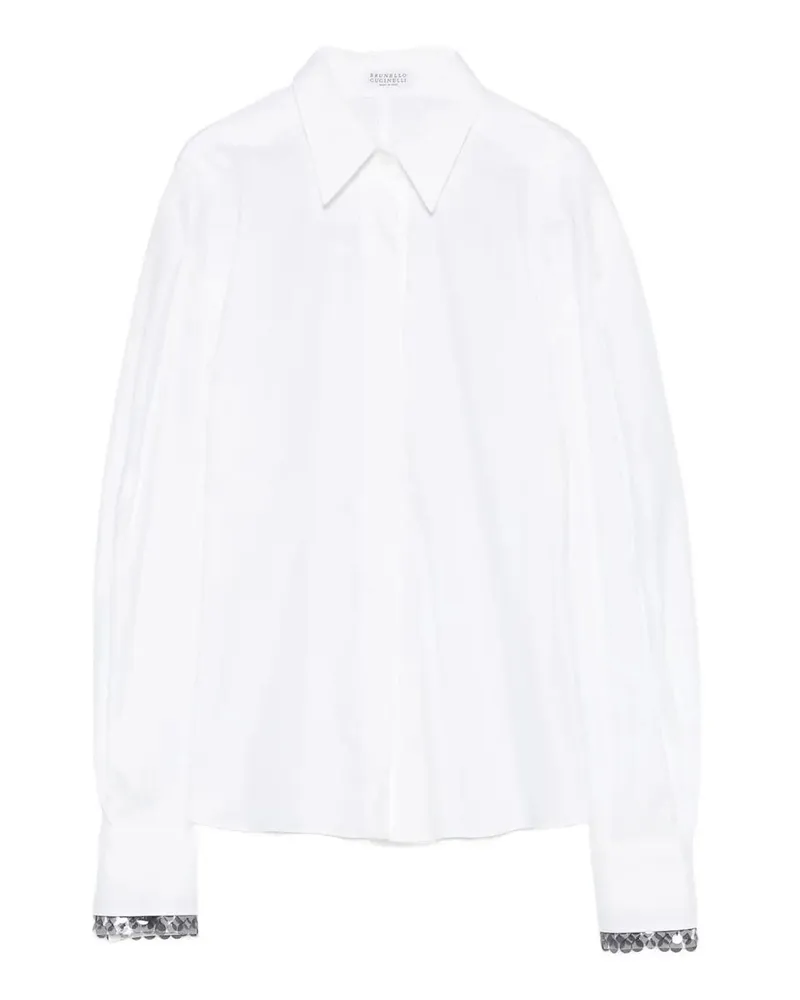 Brunello Cucinelli Hemd - Weiß Weiß