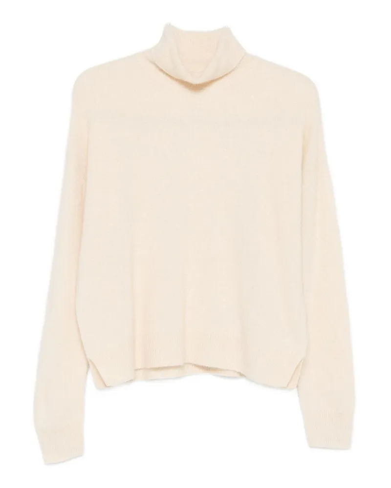 Majestic Rollkragenpullover - Weiß Weiß