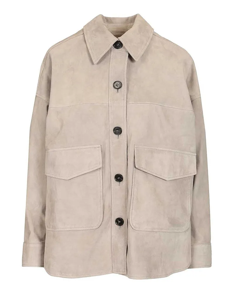 Arma Lederjacke - Grau Grau