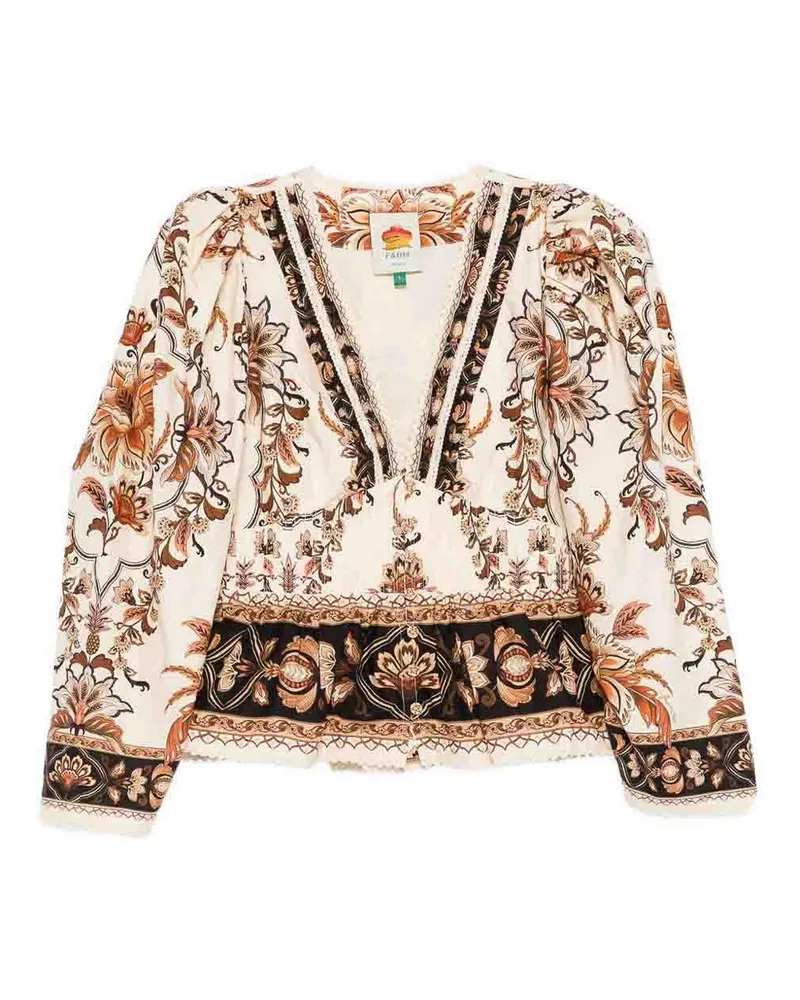 FARM Rio Bluse - Beige Beige
