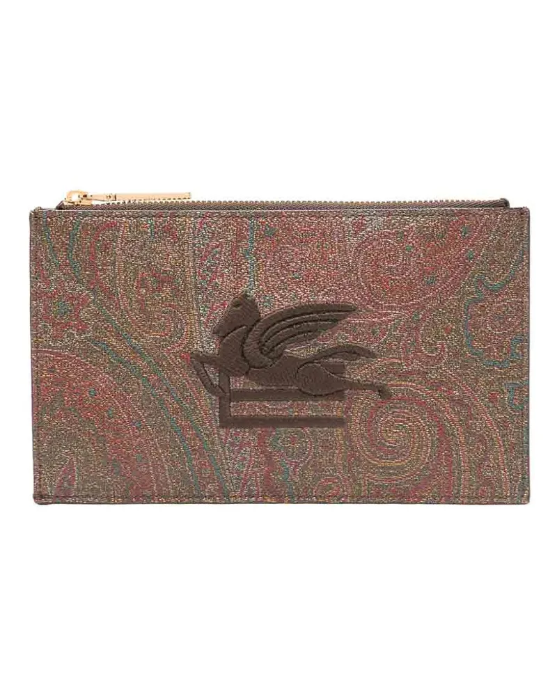 Etro Portemonnaie - Braun Braun