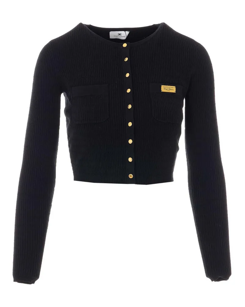 Elisabetta Franchi Top - Schwarz Schwarz