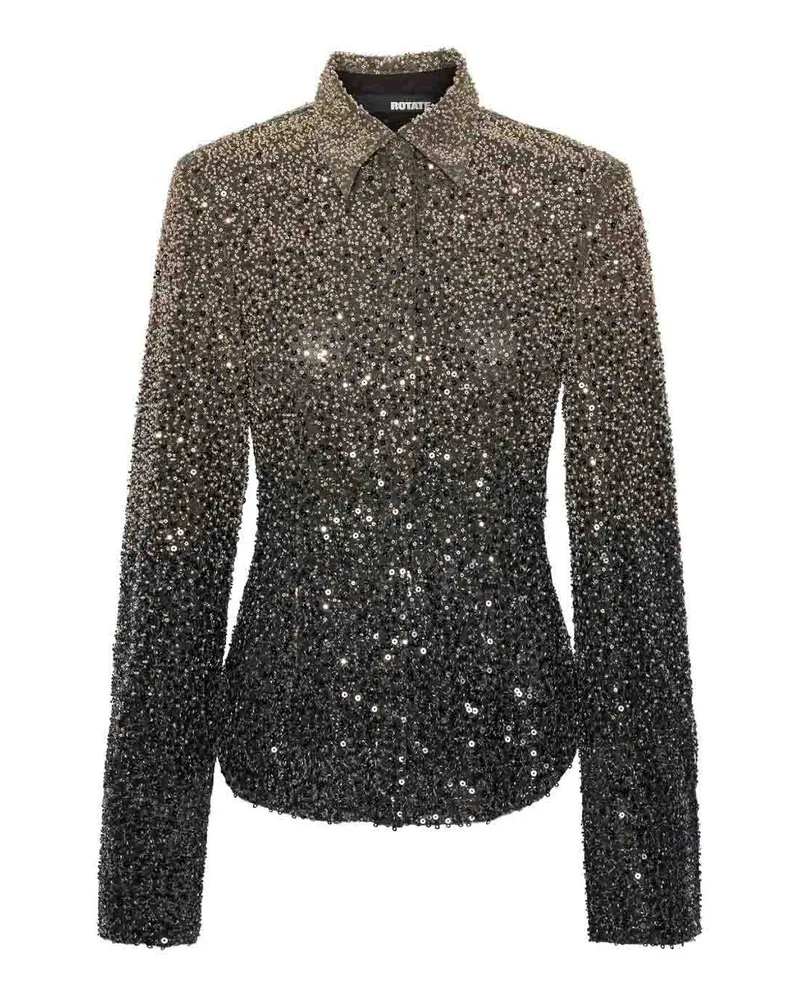 ROTATE Birger Christensen Hemd - Grau Grau