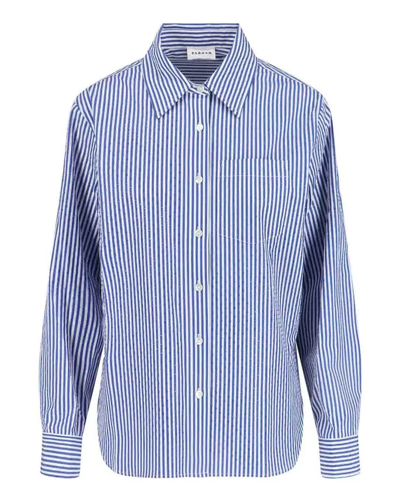 P.A.R.O.S.H. P. A.R. O.S. H. Hemd - Blau Blau