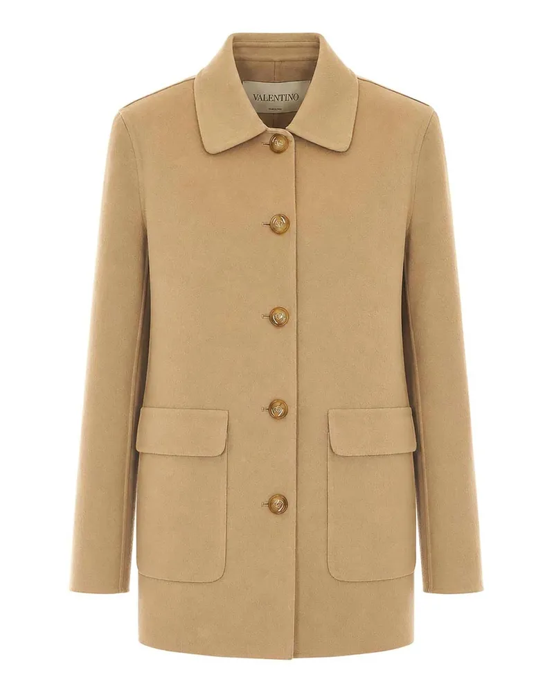 Valentino Garavani Kurzer Mantel - Beige Beige