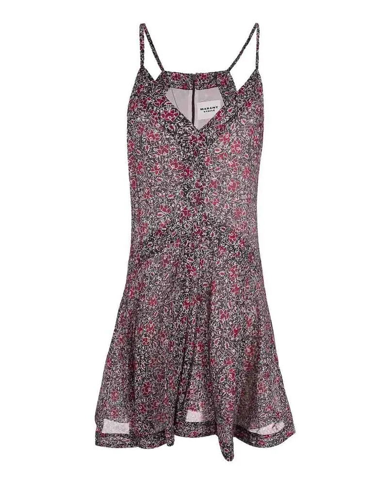 Étoile Isabel Marant Kurzes Kleid - Dunkelrot Dunkelrot