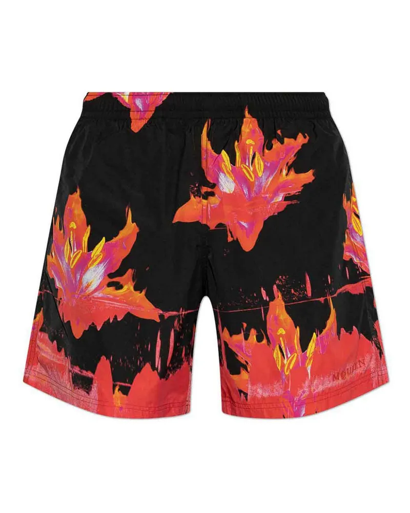 Alexander McQueen Badeanzug - Rot Rot