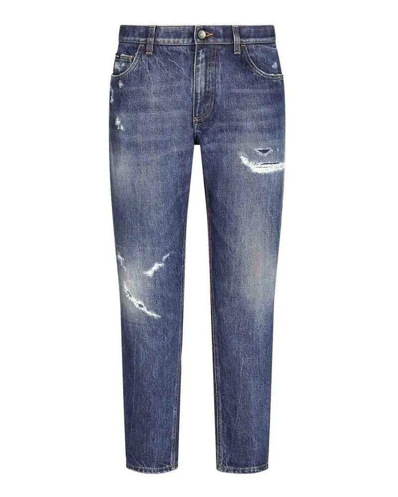 Dolce & Gabbana Bootcut Jeans - Dunkles Jeansblau Dunkles