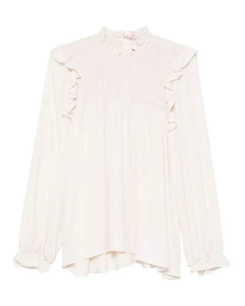 forte_forte Bluse - Creme Creme