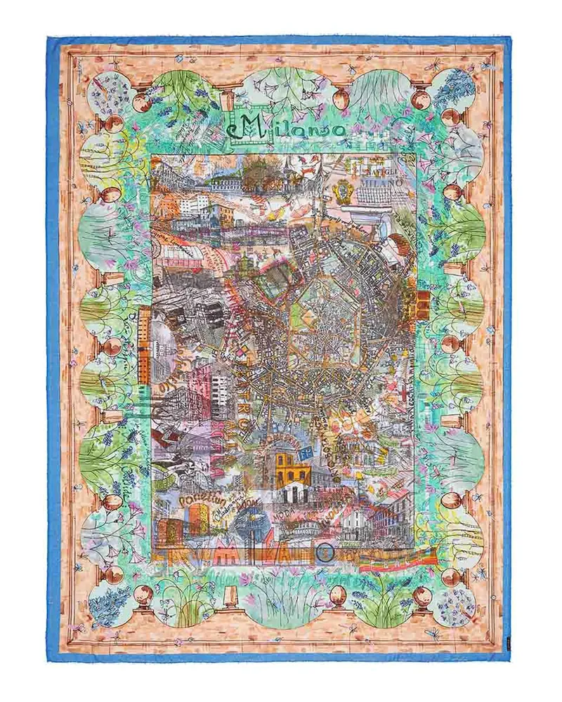 Faliero Sarti Schal - Bunt Bunt