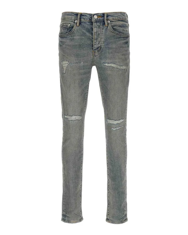 PURPLE BRAND Straight Leg Jeans - Blau Blau