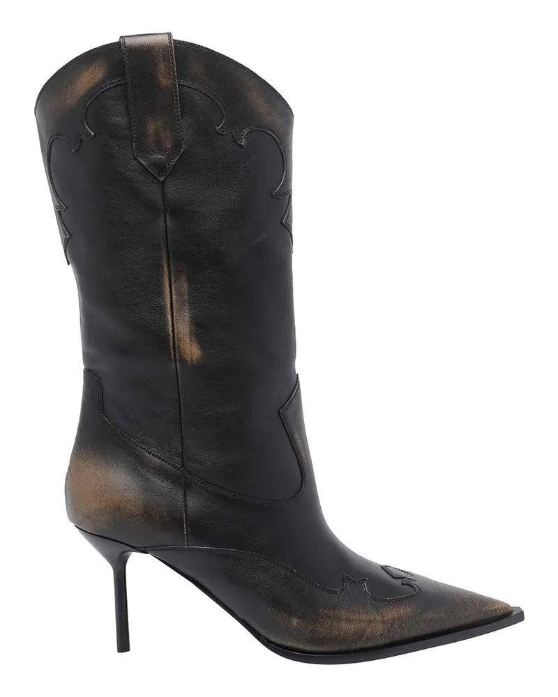 Paris Texas Stiefeletten - Schwarz Schwarz