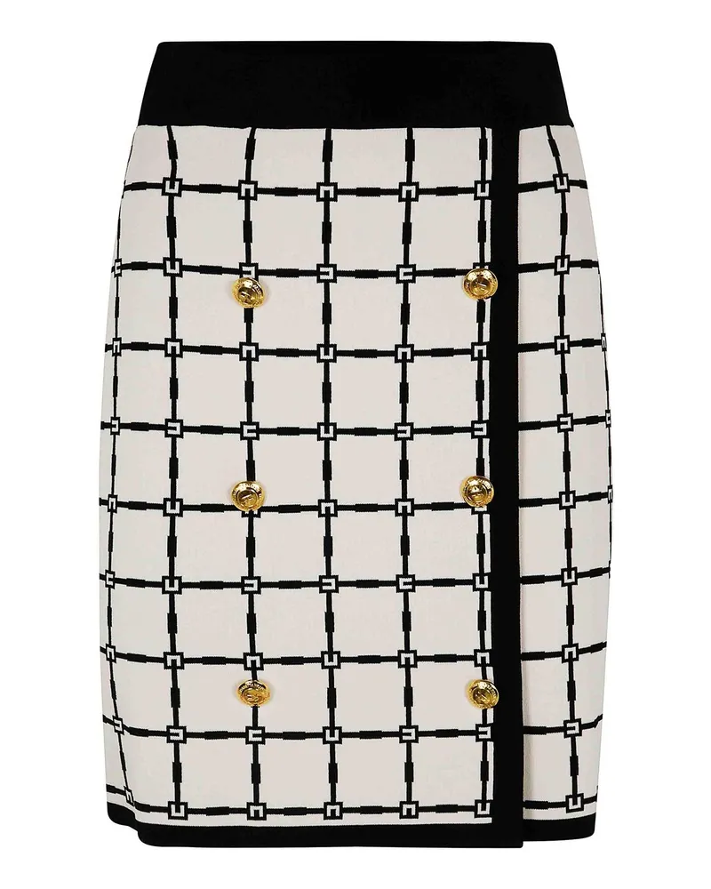 Elisabetta Franchi Minirock - Weiß Weiß