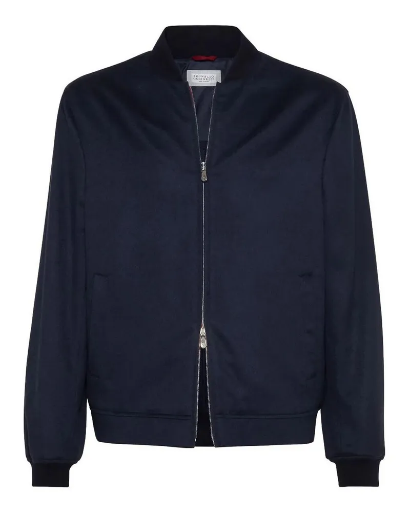 Brunello Cucinelli Bomberjacke - Blau Blau