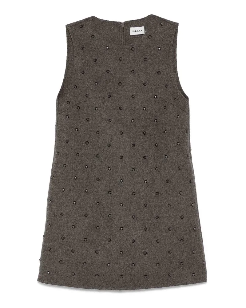 P.A.R.O.S.H. P. A.R. O.S. H. Knielanges Kleid - Braun Braun