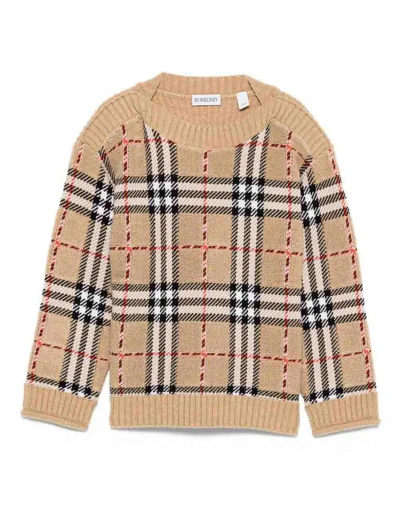 Burberry Rundhalspullover - Schwarz Schwarz