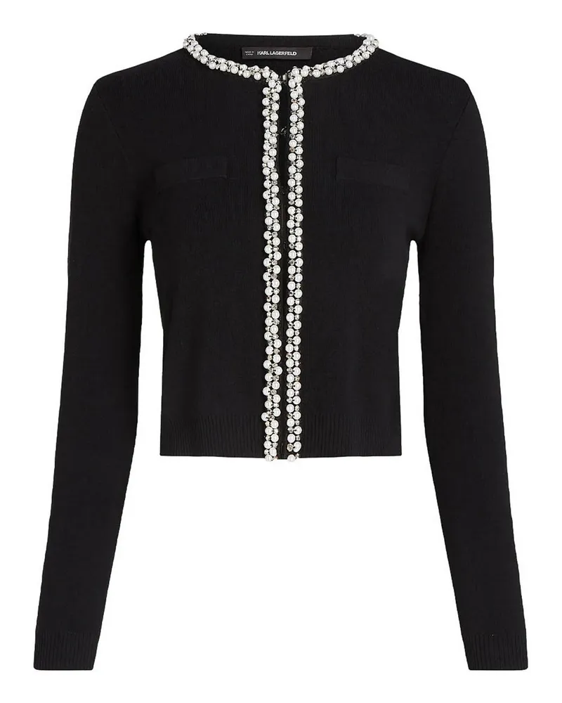 Karl Lagerfeld Cardigan - Schwarz Schwarz