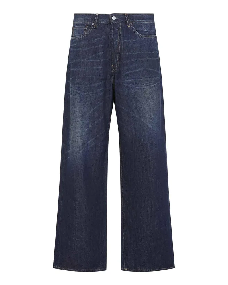 Acne Studios Straight Leg Jeans - Dunkelblau Dunkelblau