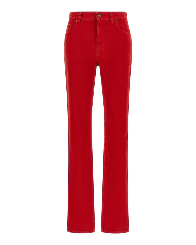 Chloé Straight Leg Jeans - Rot Rot