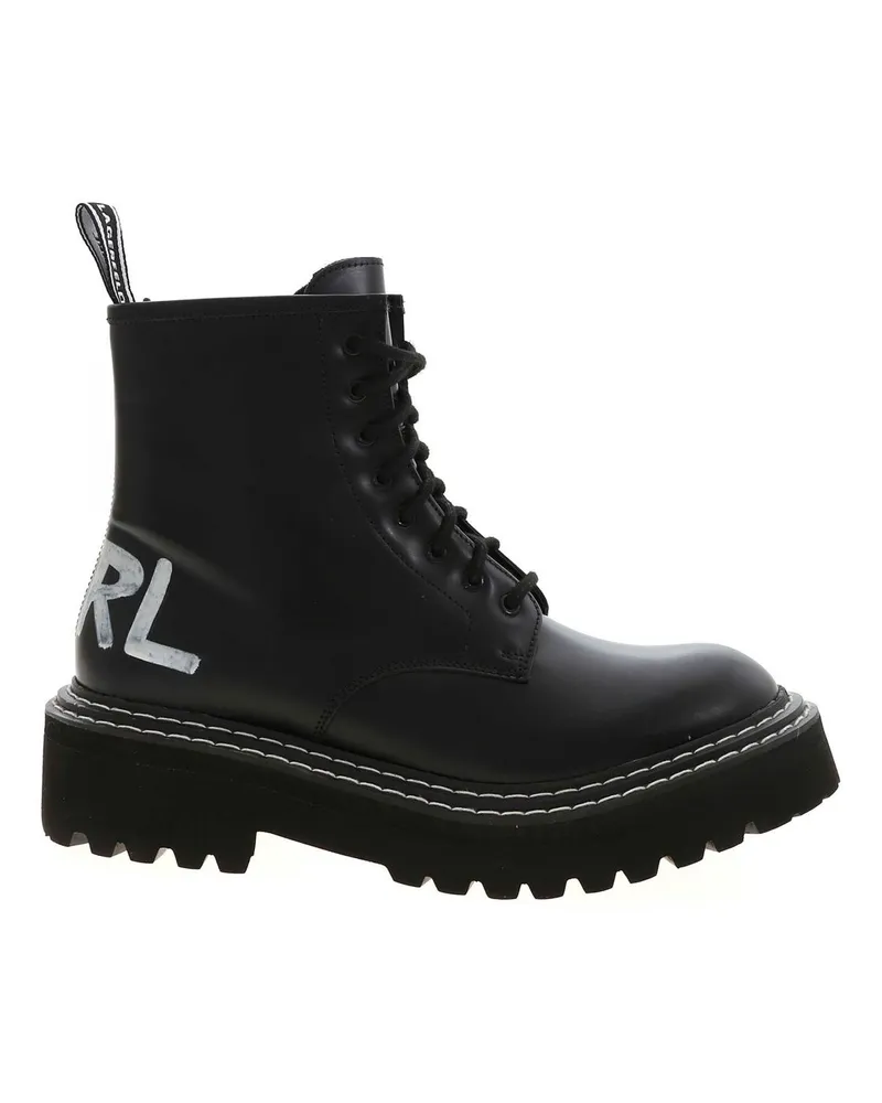 Karl Lagerfeld Stiefeletten - Schwarz Schwarz