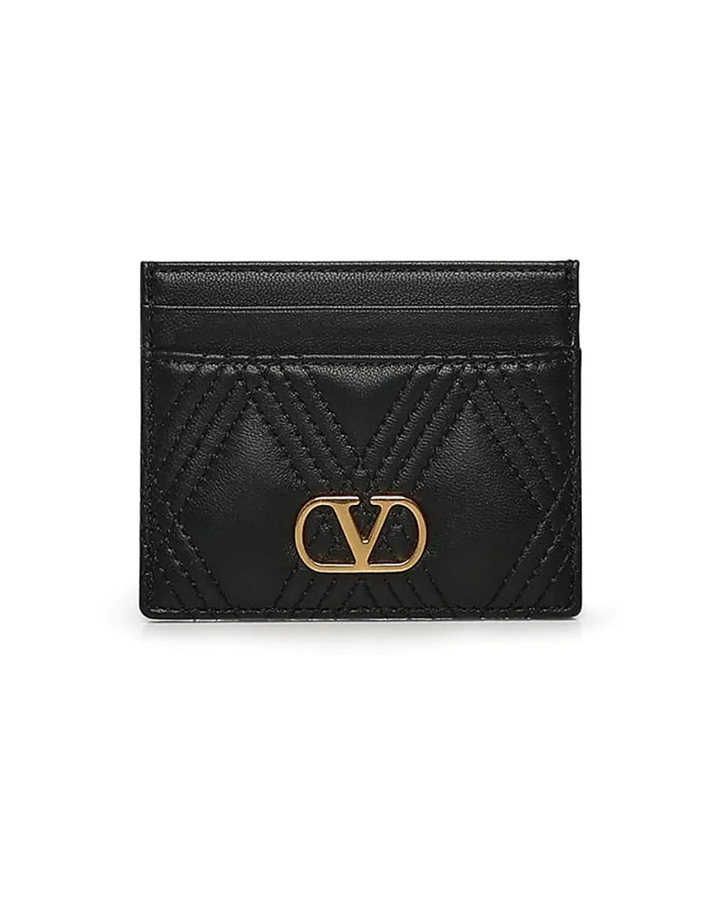Valentino Garavani Portemonnaie - Schwarz Schwarz