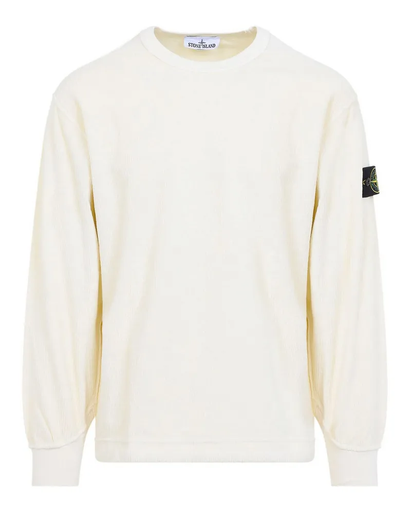Stone Island Sweatshirt - Weiß Weiß