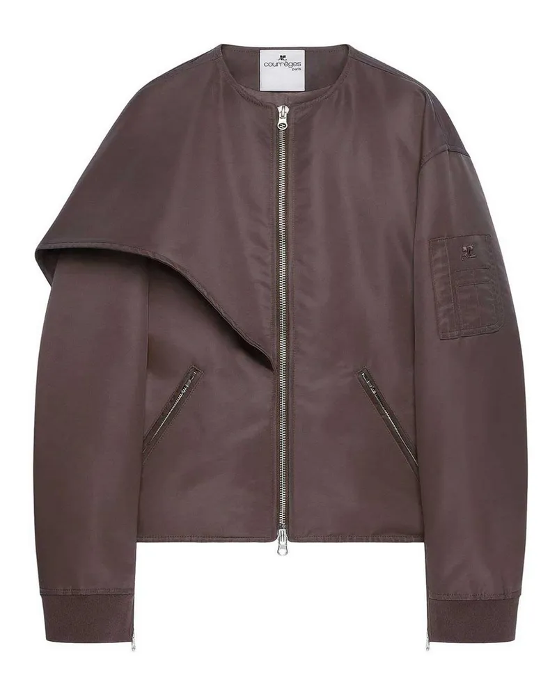 Courrèges Bomberjacke - Braun Braun