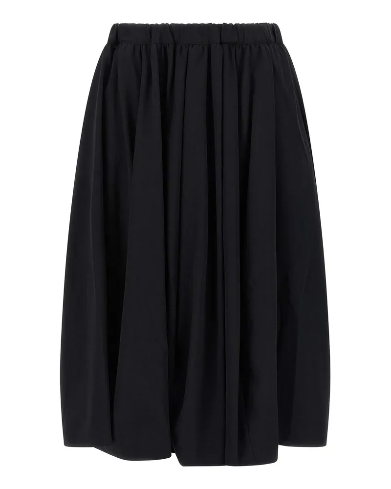 Comme des Garçons Langer Rock - Schwarz Schwarz