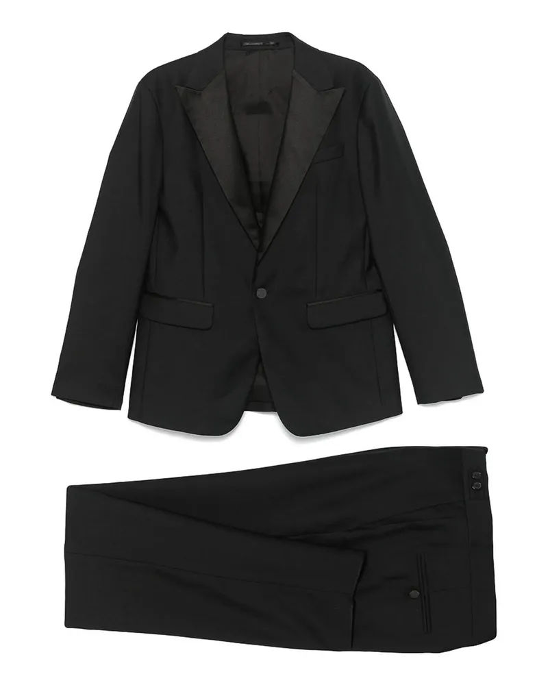 Dsquared2 Eleganter Anzug - Schwarz Schwarz