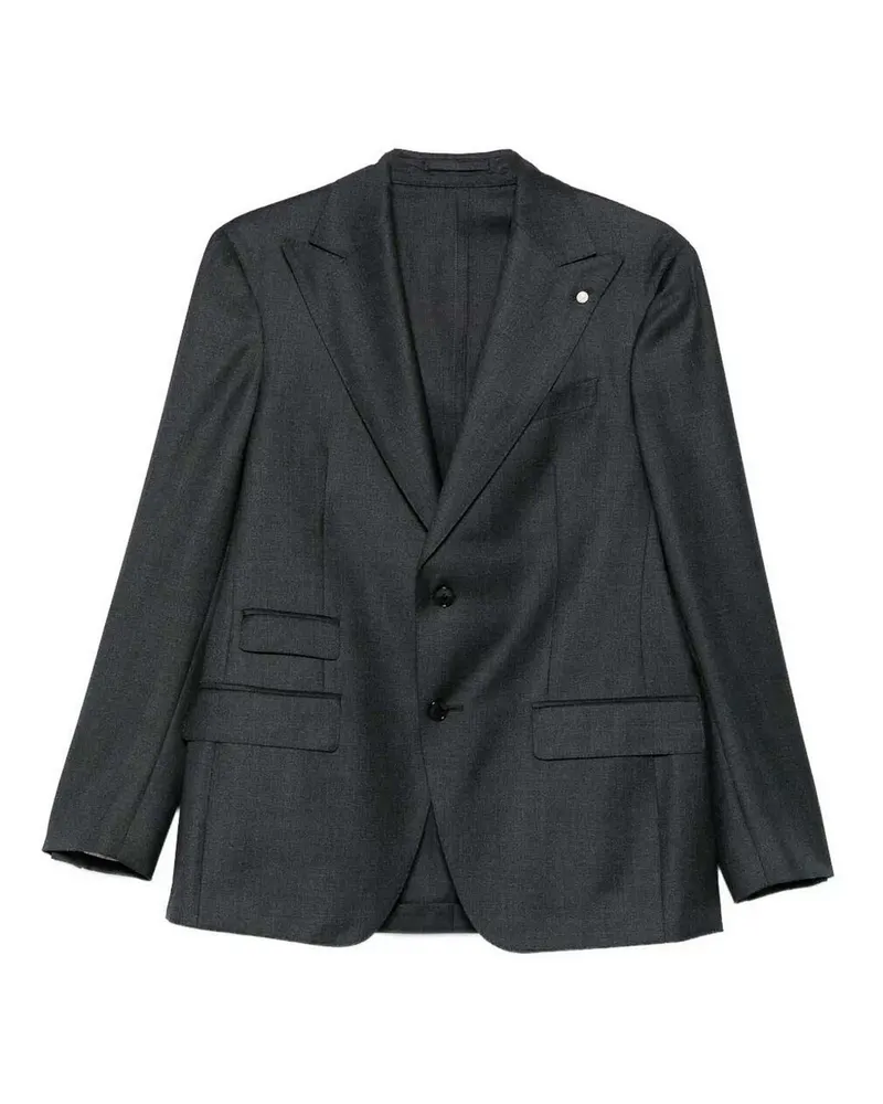Luigi Bianchi Mantova Eleganter Anzug - Schwarz Schwarz