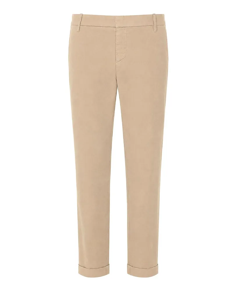 Dondup Straight Leg Jeans - Beige Beige
