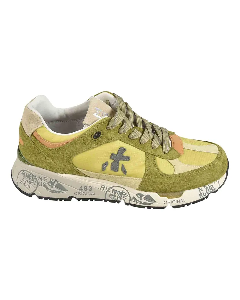 Premiata Sneaker - Weiß Hellgelb