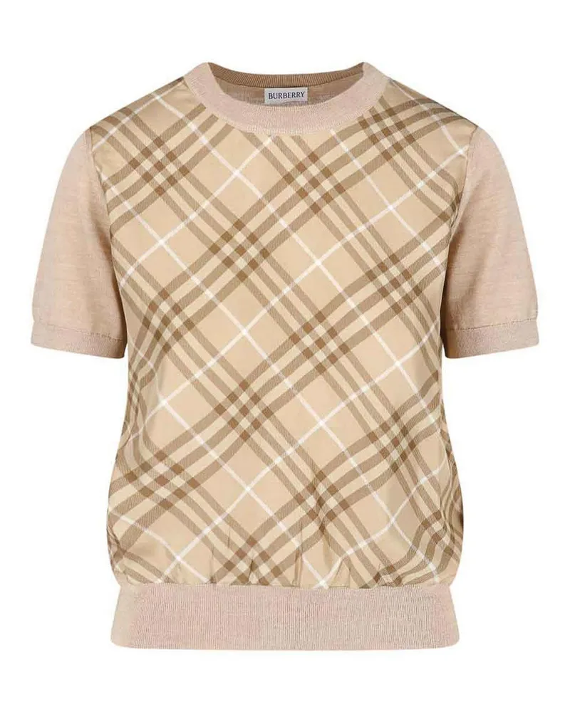 Burberry Rundhalspullover - Beige Beige