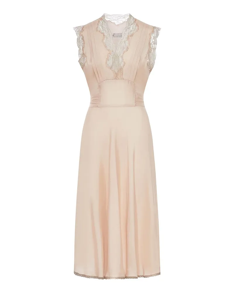 Maison Margiela Knielanges Kleid - Rosa Rosa
