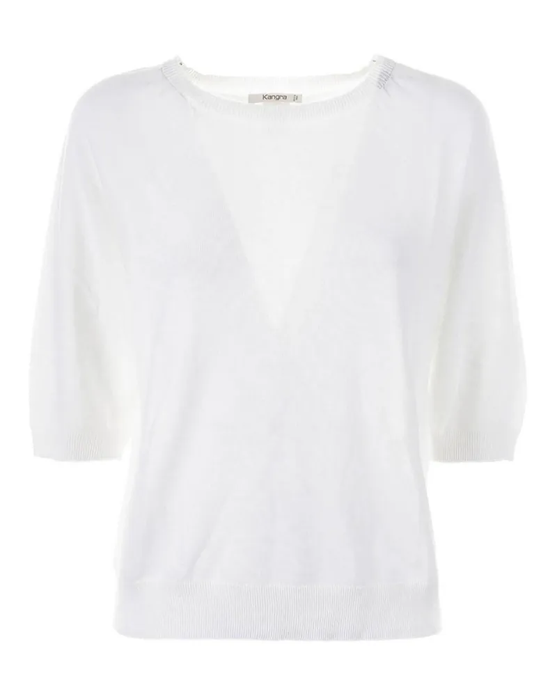 Kangra Cashmere T-Shirt - Weiß Weiß