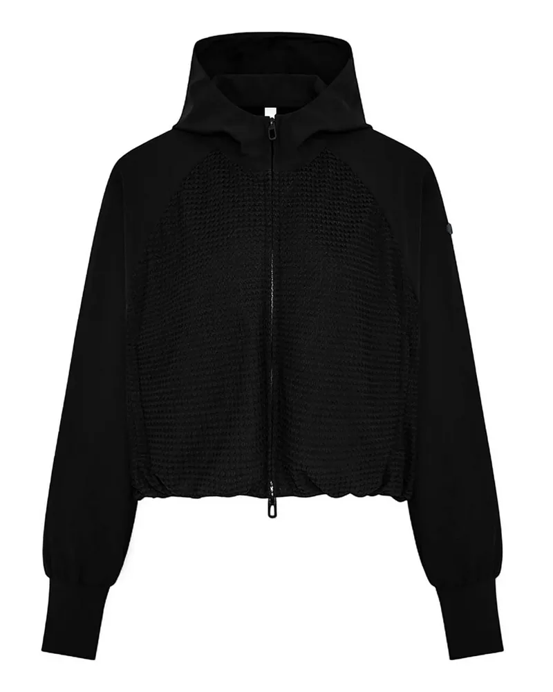 DUNO Knielanger Mantel - Schwarz Schwarz