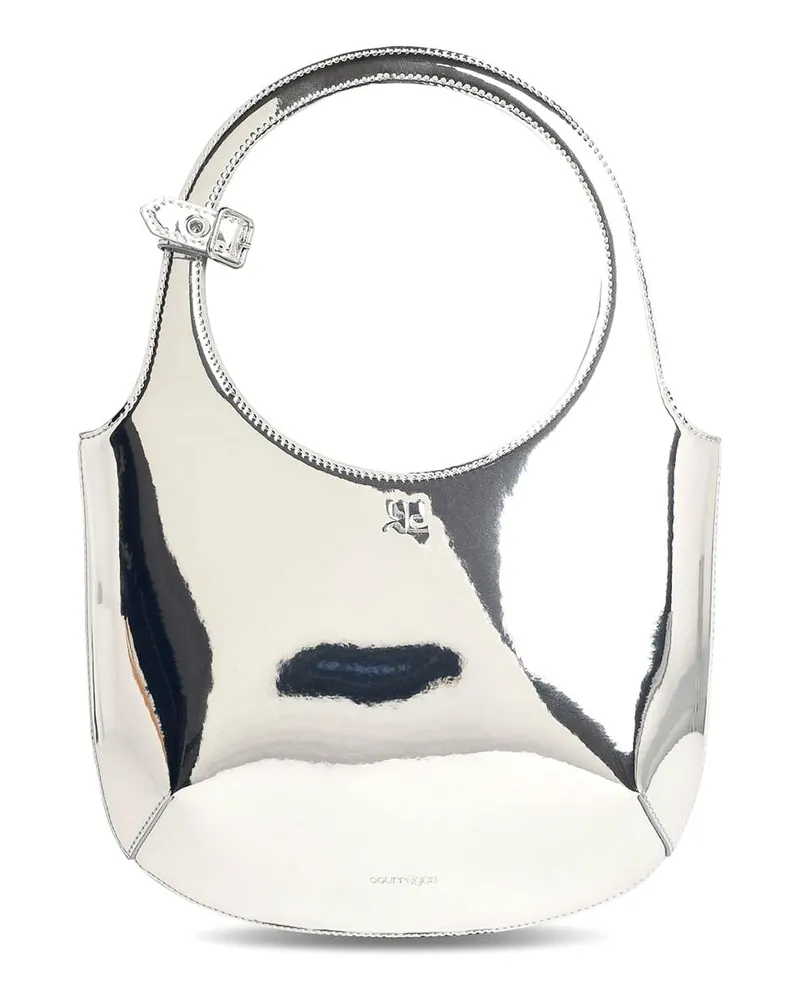 Courrèges Schultertasche - Silber Silber