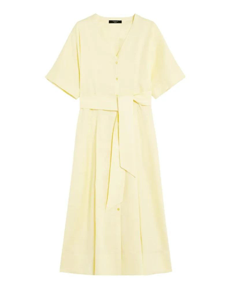 Max Mara Maxikleid - Gelb Gelb