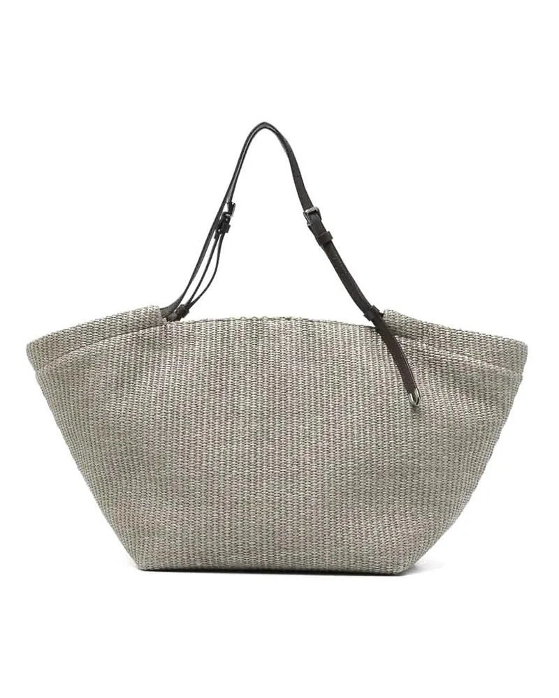 Brunello Cucinelli Schultertasche - Weiß Weiß
