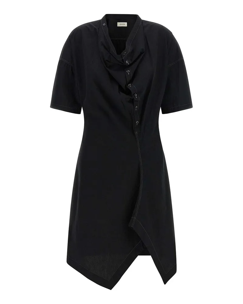 Christophe Lemaire Knielanges Kleid - Schwarz Schwarz